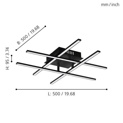 Eglo - LED-laevalgusti LED/5.2W/230V