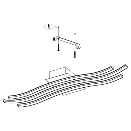 Eglo - LED-laevalgusti LED/21W/230V