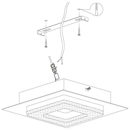 Eglo - LED-laevalgusti 4xLED/4W/230V