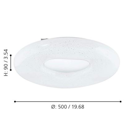 Eglo - LED Hämardatav laevalgusti LED/24W/230V + kaugjuhtimispult