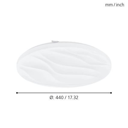 Eglo - LED-laevalgusti LED/22W/230V