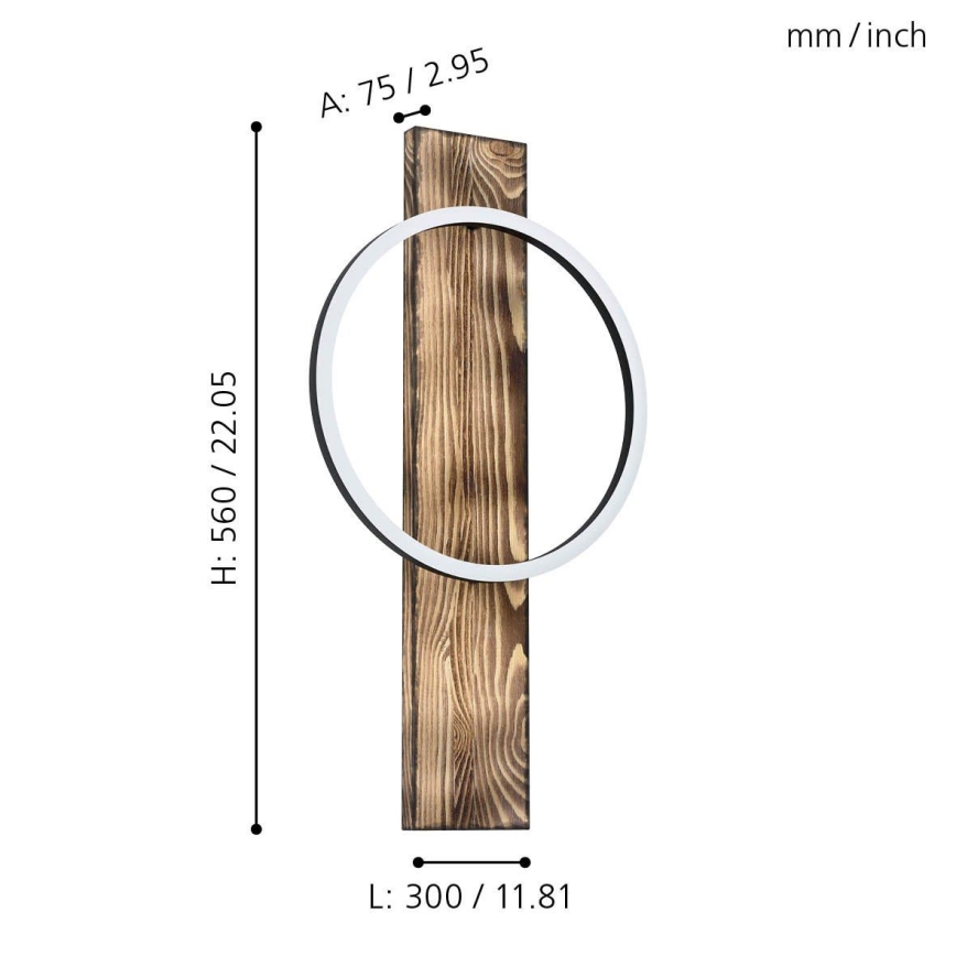Eglo - LED Seinavalgusti LED/12W/230V