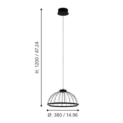 Eglo - LED Lühter LED/22W/230V