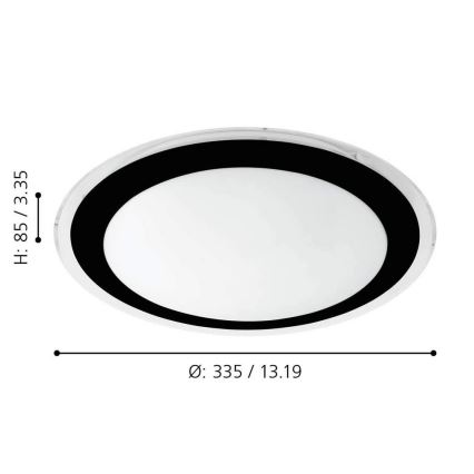 Eglo - LED-laevalgusti LED/18W/230V