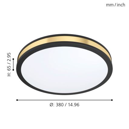 Eglo - LED-laevalgusti LED/24W/230V