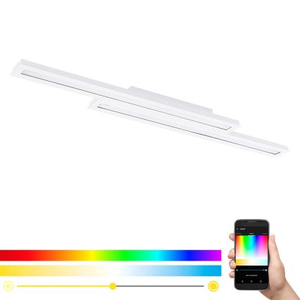 Eglo - LED RGB Hämardatav laevalgusti SALITERAS-C 2xLED/10W/230V