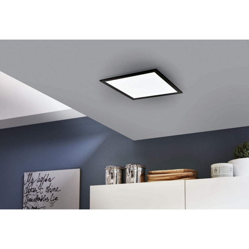 Eglo - LED RGB Hämardatav laevalgusti SALOBRENA-C LED/16W/230V 30x30 cm + kaugjuhtimispult