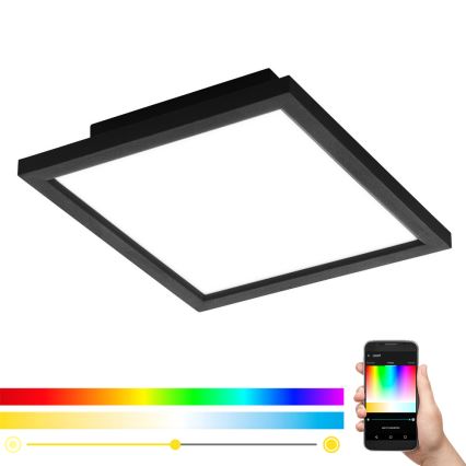Eglo - LED RGB Hämardatav laevalgusti SALOBRENA-C LED/16W/230V 30x30 cm + kaugjuhtimispult