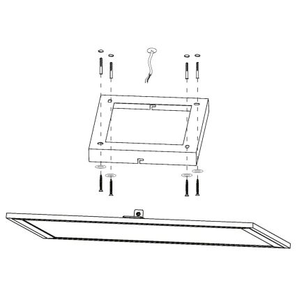 Eglo - LED RGBW Hämardatav laevalgusti SALOBRENA-C LED/20W/230V + Pult