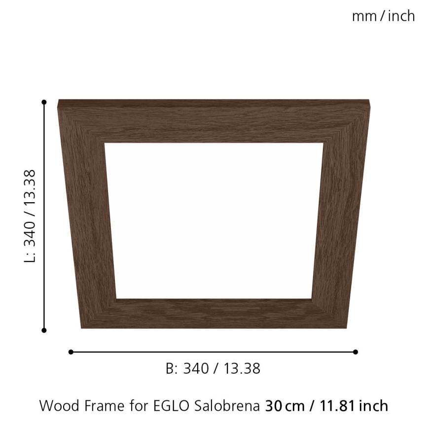 Eglo 99425 - Raam laevalgustile SALOBRENA 300x300 mm