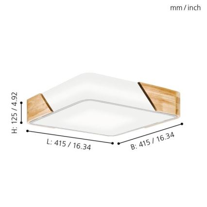 Eglo 99459 - Laelamp GRIMALDINO 2xE27/28W/230V