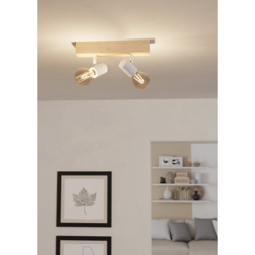 Eglo - Kohtvalgusti TOWNSHEND 2xE27/60W/230V - FSC sertifitseeritud