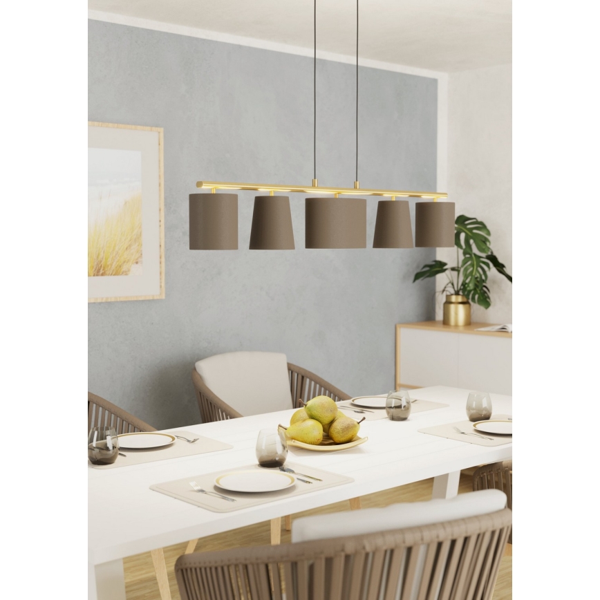 Eglo 99487 - Ripplühter kaablitega ALMEIDA 5xE14/40W/230V