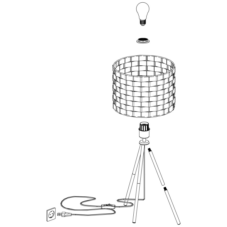 Eglo - Laualamp 1xE27/40W/230V