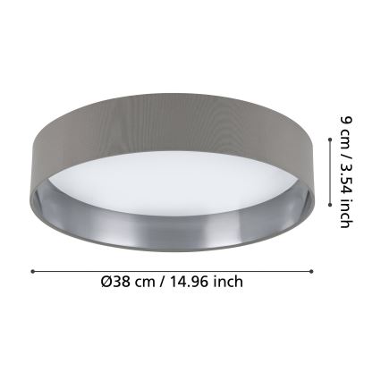 Eglo - LED-laevalgusti LED/24W/230V