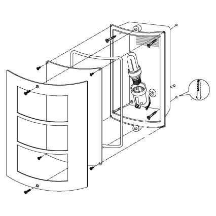 Eglo 99567 - Väli seinavalgusti CITY 1xE27/40W/230V IP44