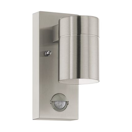 Eglo 99569 - LED Väli seinavalgusti anduriga RIGA 1xGU10/3W/230V IP44