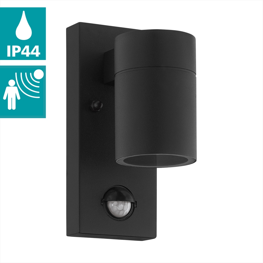 Eglo 99571 - LED Väli seinavalgusti anduriga RIGA 1xGU10/3W/230V IP44