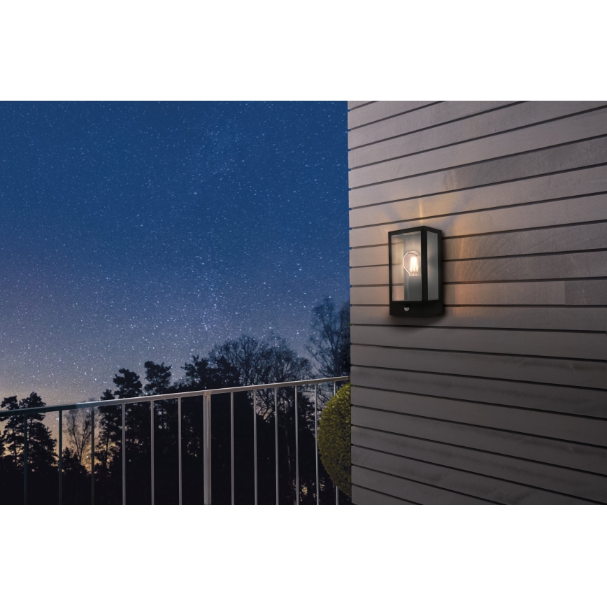 Eglo 99587 - Väli seinavalgusti anduriga ALAMONTE 1xE27/60W/230V IP44