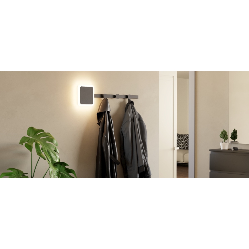 Eglo - LED Seinanagi valgustiga LED/7,8W/230V