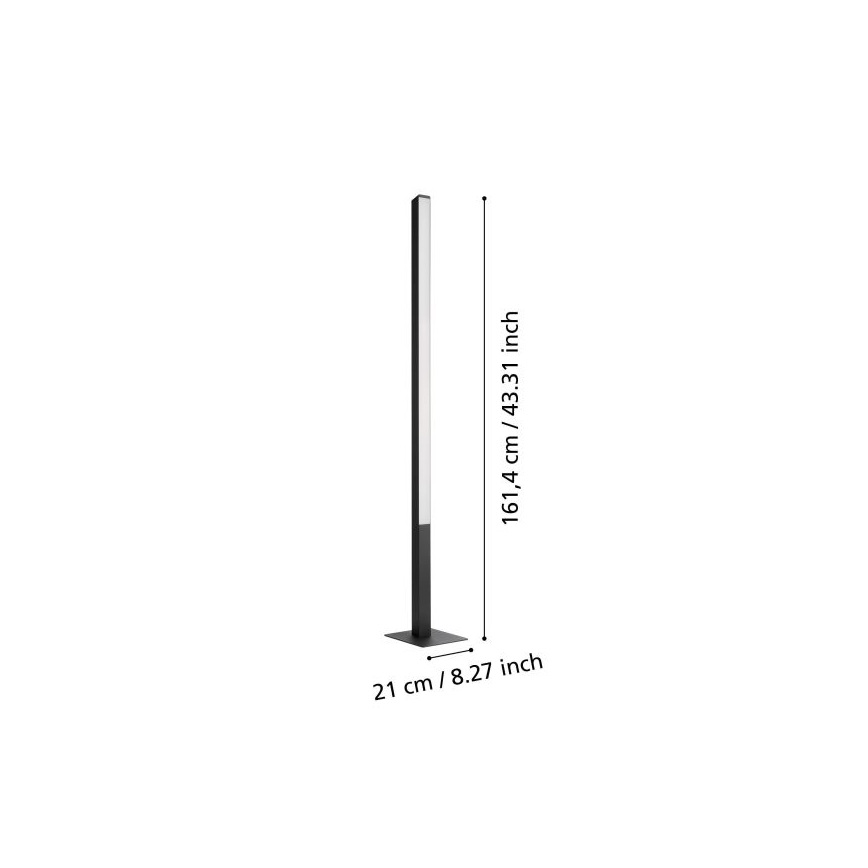 Eglo - LED RGBW Hämardatav põrandalamp LED/35W/230V 2700-6500K ZigBee