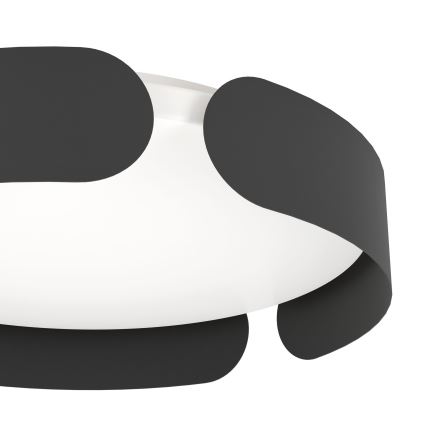 Eglo - LED laevalgusti LED/20W/230V Ø 37 cm must