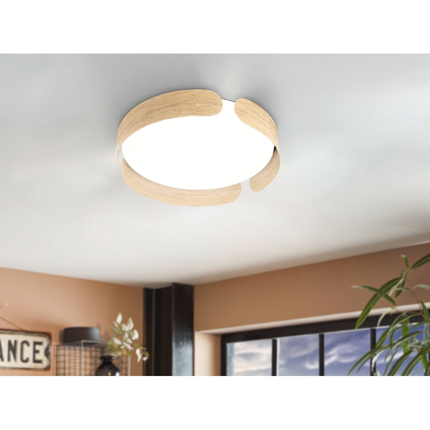 Eglo - LED laelamp LED/20W/230V, läbimõõt 37 cm, beež