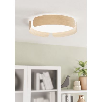 Eglo - LED laelamp LED/20W/230V, läbimõõt 37 cm, beež