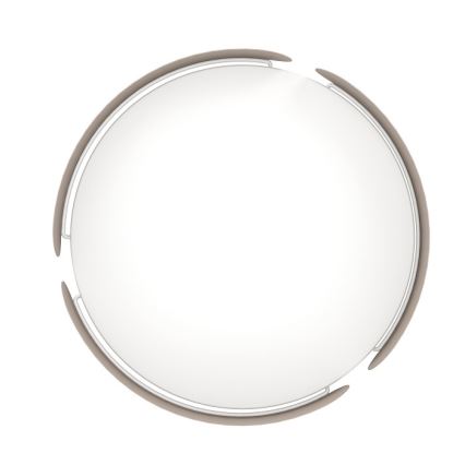 Eglo - LED laelamp LED/20W/230V, läbimõõt 37 cm, pruun
