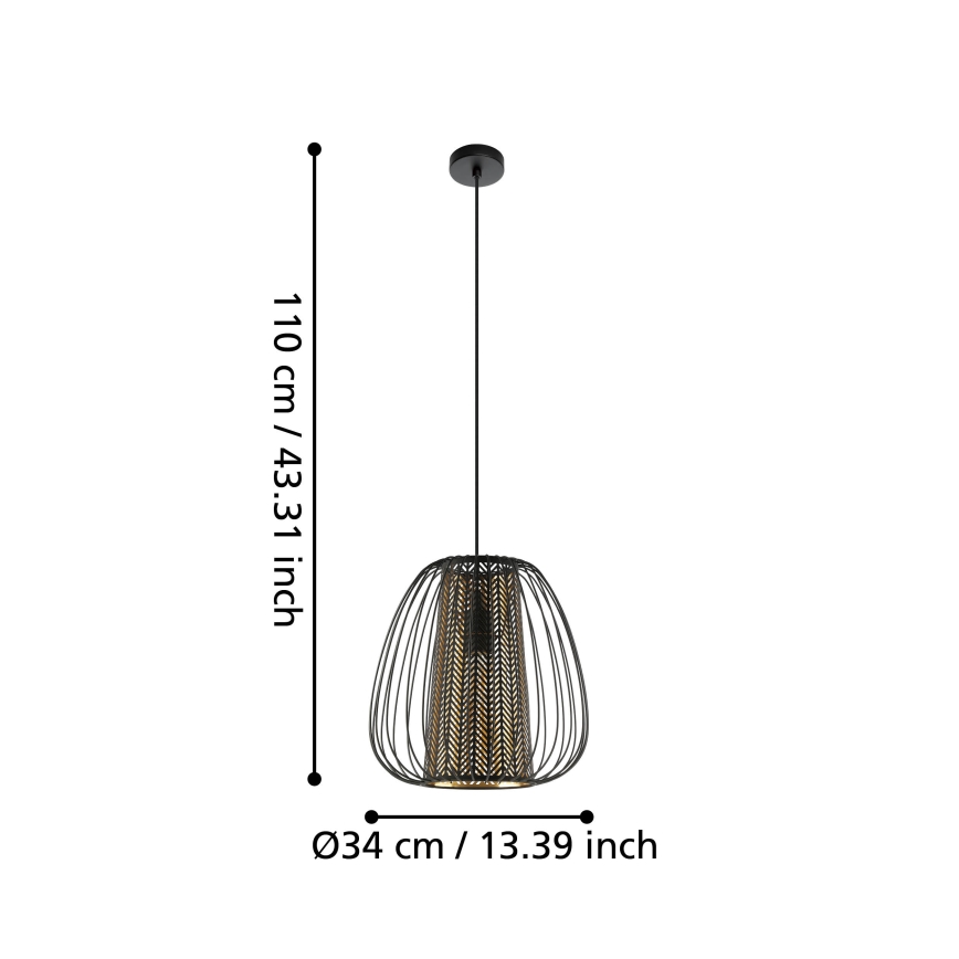 Eglo -Lühter 1xE27/40W/230V