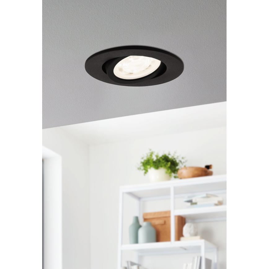 Eglo - LED RGBW Hämardatav süvistatav valgusti LED/5W/230V 2700-6500K ZigBee
