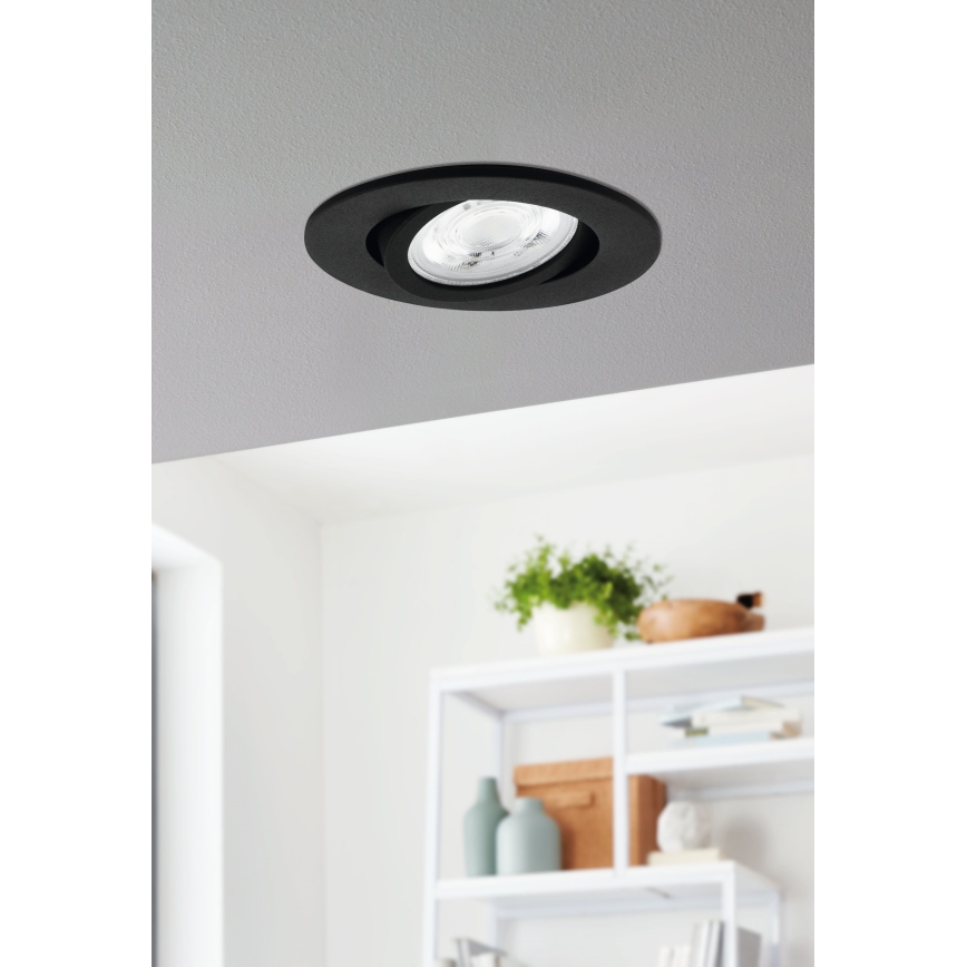 Eglo - LED RGBW Hämardatav süvistatav valgusti LED/5W/230V 2700-6500K ZigBee