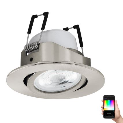 Eglo - LED RGBW Hämardatav süvistatav valgusti LED/5W/230V ZigBee