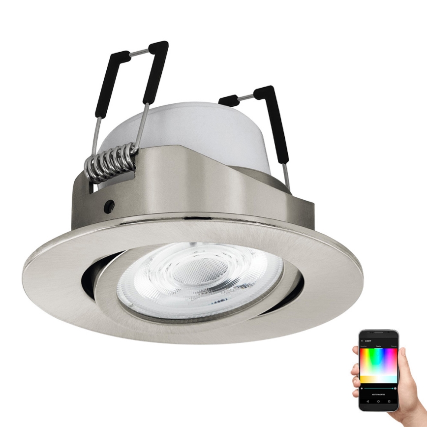 Eglo 99671 - Spot encastrable à intensité variable LED RGBW SALICETO-Z LED/5W/230V