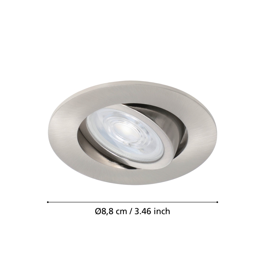 Eglo - LED RGBW Hämardatav süvistatav valgusti LED/5W/230V ZigBee