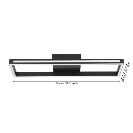 Eglo - LED Hämardatav laevalgusti LED/21W/230V 2700-6500K
