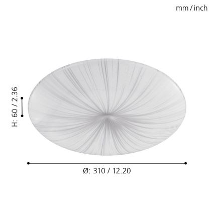 Eglo - LED Laevalgusti LED/10W/230V