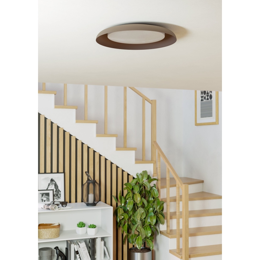 Eglo 99704 - LED laelamp PENJAMO LED/17,1W/230V pruun