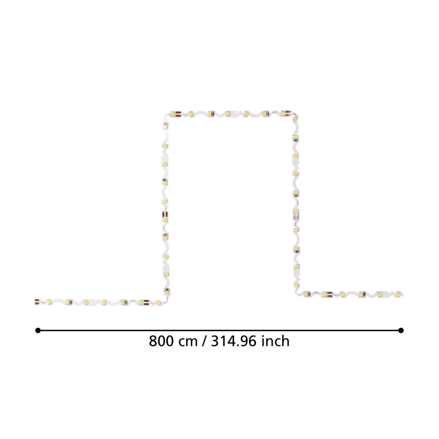 Eglo - LED Riba 8m LED/43,2W/24/230V 3000K