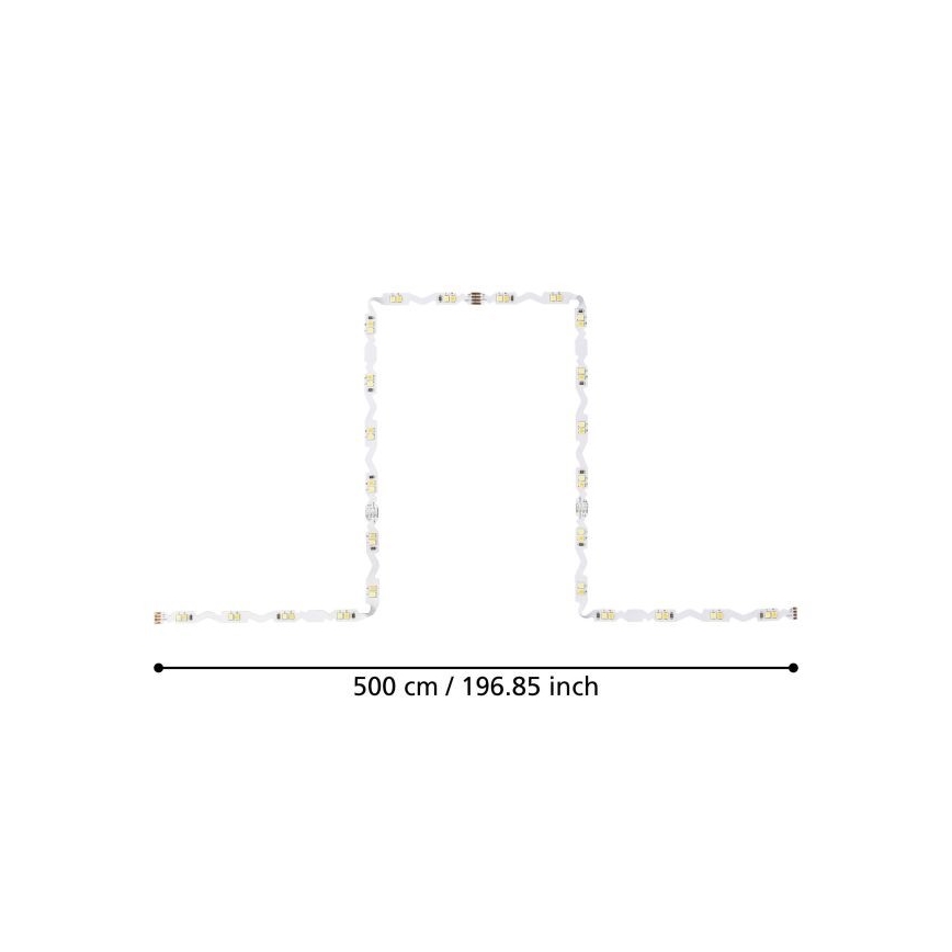 Eglo - LED Hämardatav riba 5m LED/23W/24/230V 2700-6500K + pult