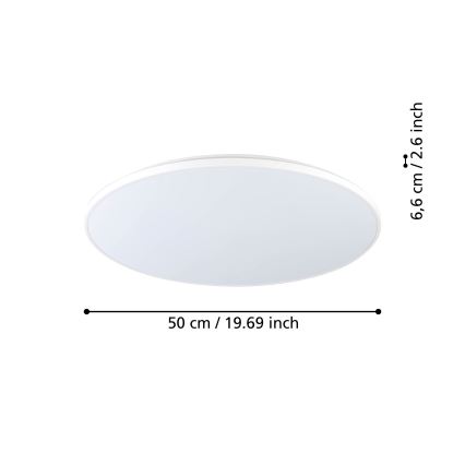 Eglo - LED Laevalgusti LED/29W/230V d. 50 cm