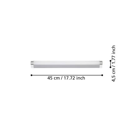 Eglo - LED Vannitoa peeglivalgusti LED/7,5W/230V IP44 45 cm