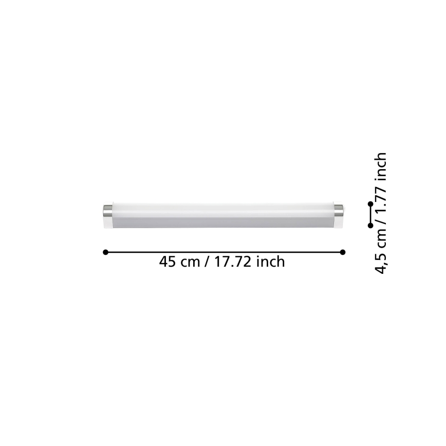 Eglo - LED Vannitoa peeglivalgusti LED/7,5W/230V IP44 45 cm