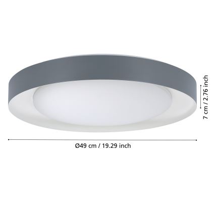 Eglo- LED Hämardatav laevalgusti LED/24W/230V 3000-6500K+ pult