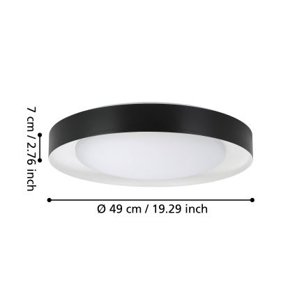 Eglo - LED Hämardatav laevalgusti LED/24W/230V 3000-6500K+ pult