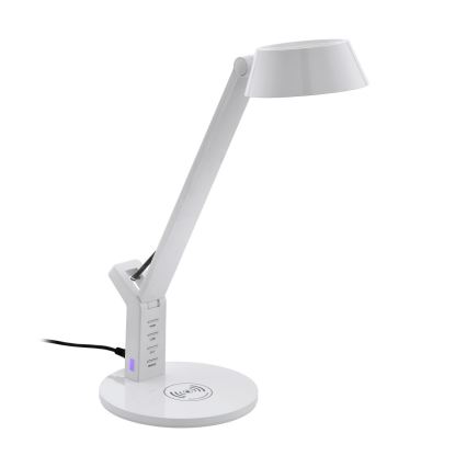 Eglo - LED Hämardatav puutetundlik laualamp juhtmevaba laadimisega LED/4,8W/230V valge