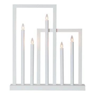 Eglo - Advendiküünlad 5xE10/3W/230V valge
