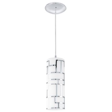 Eglo - Asendusklaas lühtrile ja lamp BAYMAN valge/läikiv kroom