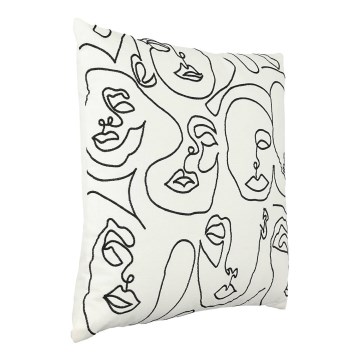 Eglo - Dekoratiivne padi 45x45 cm valge/must
