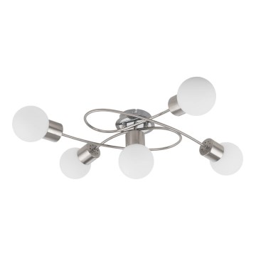 Eglo/Edi Valgustus 54686 - LED Pinnale kinnitatav lühter 5xE14/6W/230V matt kroom